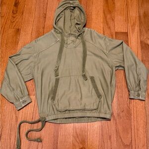 AE Olive Green Hooded Pullover